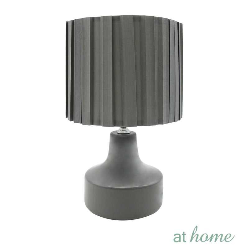 Zoila Ceramic Table Lamp w/ Linen Shade