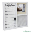 [SALE] Framed Weekly Planner & Letter Board w/ Marker, 3 Magnets, Letters