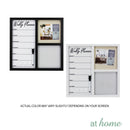 [SALE] Framed Weekly Planner & Letter Board w/ Marker, 3 Magnets, Letters