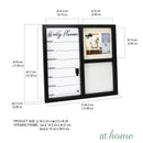 [SALE] Framed Weekly Planner & Letter Board w/ Marker, 3 Magnets, Letters