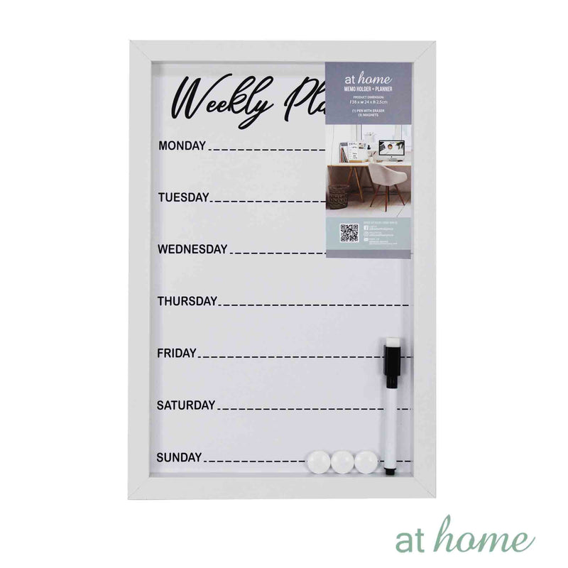 [SALE] Framed Weekly Planner w/ Marker & Magnets