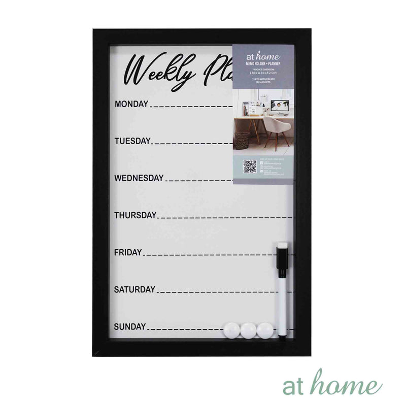 [SALE] Framed Weekly Planner w/ Marker & Magnets