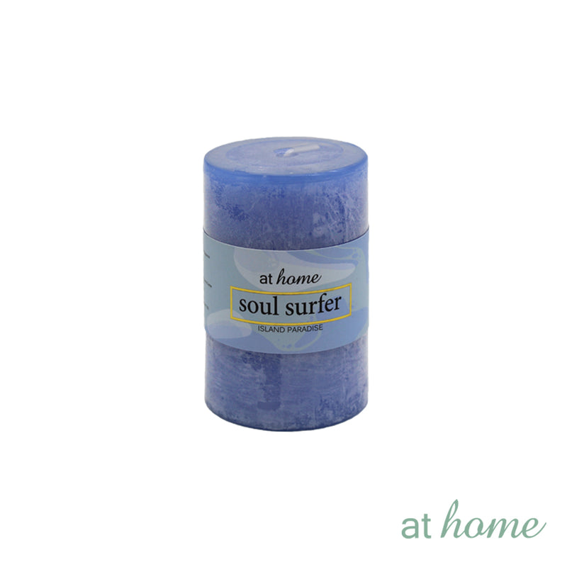 1pc Coastal Waves A Scented Pillar Candle