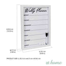 [SALE] Framed Weekly Planner w/ Marker & Magnets