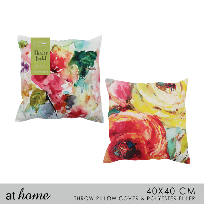Rita Floral Throw Pillow w/ Pillow Case