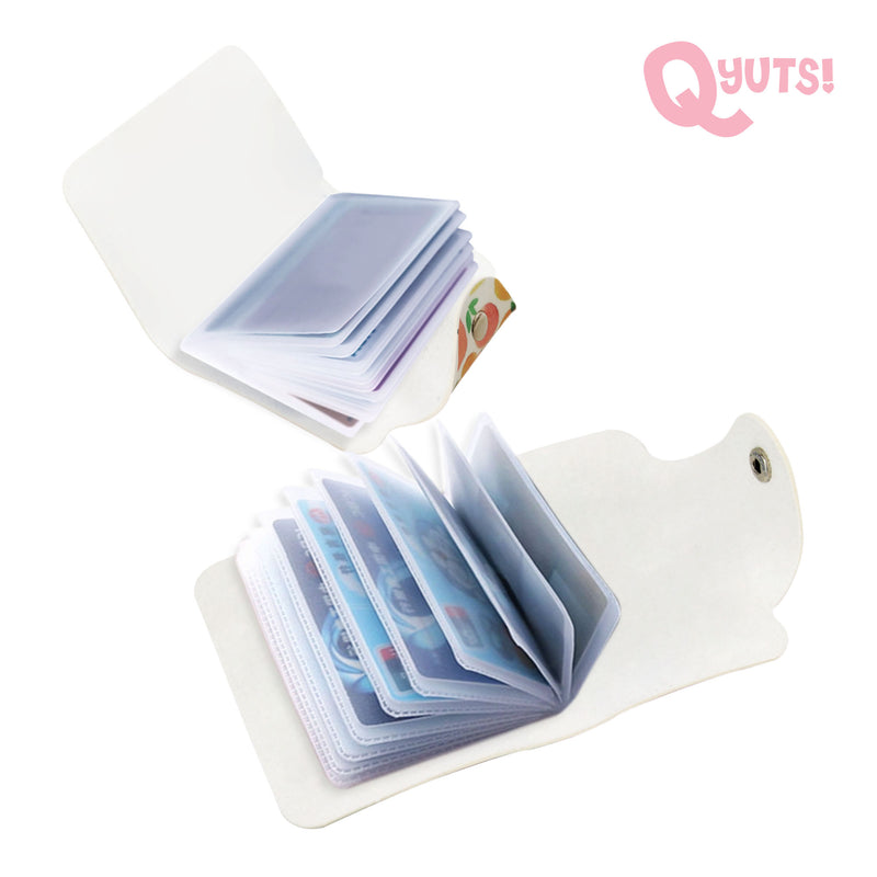 Card Holder w/ 12 Card Slots Pastel Design