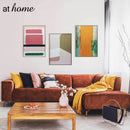 Deluxe Brass & Pastel Hand Painting Canvas Art