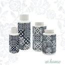 Deluxe Parker Floral Pattern Ceramic Flower Vase