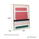 Deluxe Brass & Pastel Hand Painting Canvas Art