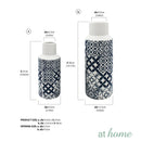 Deluxe Parker Floral Pattern Ceramic Flower Vase