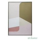 Deluxe Brass & Pastel Hand Painting Canvas Art