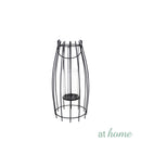 Deluxe Skyly Metal Candle Holder Home Decor w/ Glass