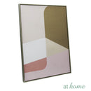 Deluxe Brass & Pastel Hand Painting Canvas Art