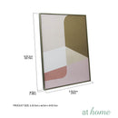 Deluxe Brass & Pastel Hand Painting Canvas Art