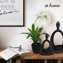 Curtis B Artificial Orchid Flower Potted Plant