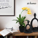 Curtis B Artificial Orchid Flower Potted Plant