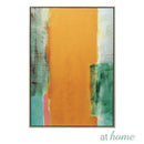 Deluxe Brass & Pastel Hand Painting Canvas Art