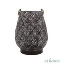 Deluxe Quorra Metal Lantern Candle Holder