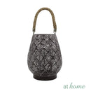 Deluxe Quorra Metal Lantern Candle Holder