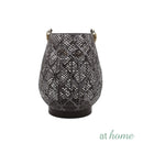 Deluxe Quorra Metal Lantern Candle Holder