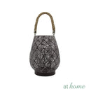 Deluxe Quorra Metal Lantern Candle Holder
