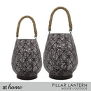 Deluxe Quorra Metal Lantern Candle Holder