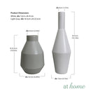 Deluxe Lia Wide & Tall Ceramic Flower Vase