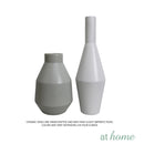 Deluxe Lia Wide & Tall Ceramic Flower Vase