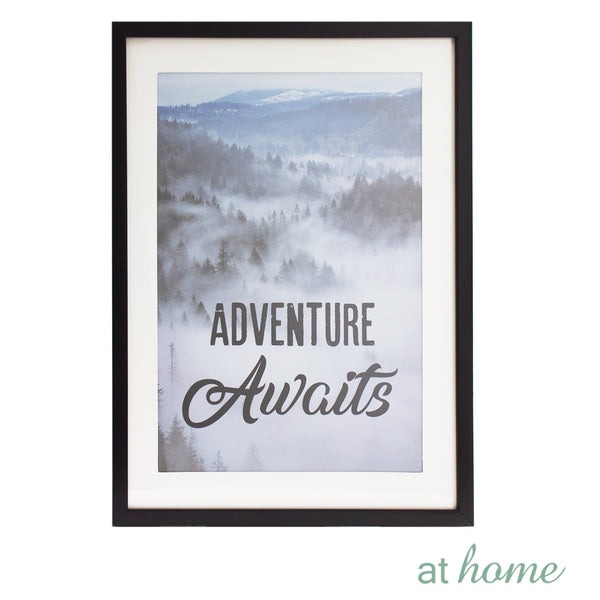 Blue Mountain & Quotes Wall Frame