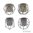 [SALE] Geo Cream Metal Plant Stand Flower Pot Holder