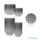 Deluxe Demi Ombre Glass Flower Vase