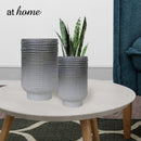 Deluxe Demi Ombre Glass Flower Vase