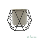 [SALE] Geo Cream Metal Plant Stand Flower Pot Holder