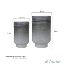 Deluxe Demi Ombre Glass Flower Vase