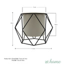 [SALE] Geo Cream Metal Plant Stand Flower Pot Holder