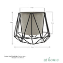 [SALE] Geo Cream Metal Plant Stand Flower Pot Holder