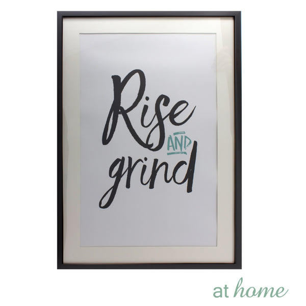Rise and Grind / You Can Go Your Own Way Wall Frame