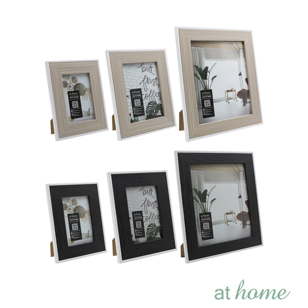 Classic Picture Frame w/ White Lining & Border Design