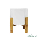 Yeisha Ceramic Decorative Planter w/ Wooden Stand