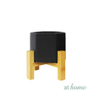 Yeisha Ceramic Decorative Planter w/ Wooden Stand