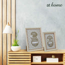 Zach Pastel Picture Frame w/ Border Design