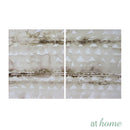 [SALE] Set of 2 Wheat & Fleur Canvas Wall Art