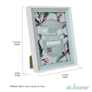 Zinia Pastel Picture Frame w/ Border Design