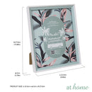 Zinia Pastel Picture Frame w/ Border Design