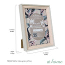 Zinia Pastel Picture Frame w/ Border Design