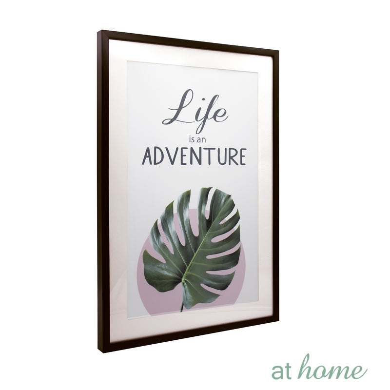 Green Palm & Quotes Wall Frame