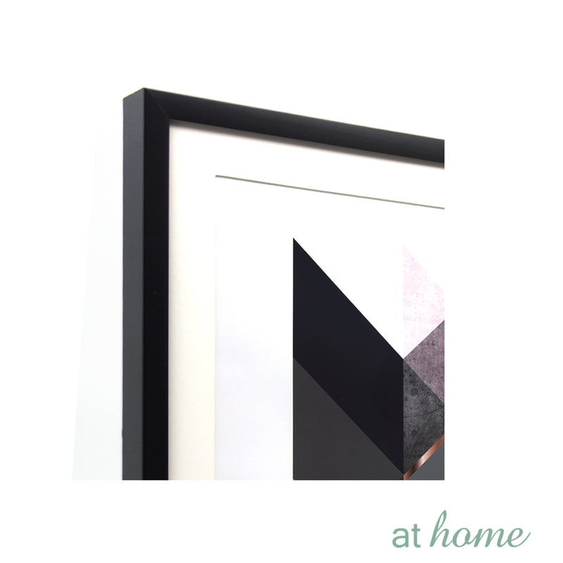 Peach Abstract Wall Frame