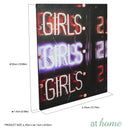 Set of 2 Night in Paris Canvas Wall Art