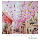 Set of 3 Pink Umbrellas Canvas Wall Art