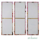 Set of 3 Pink Umbrellas Canvas Wall Art